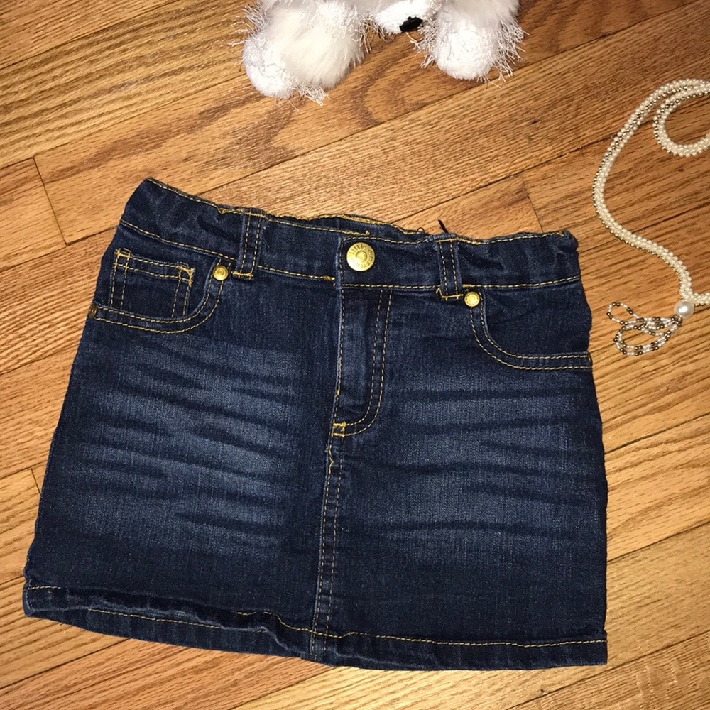 LITTLE MAVEN Jean Skirt